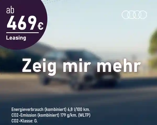 Audi Gewerbeleasing sofort verfügbar